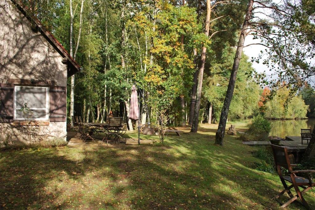 Paradis Perdu En Sologne Avec Plage Privee Villeny Exterior foto